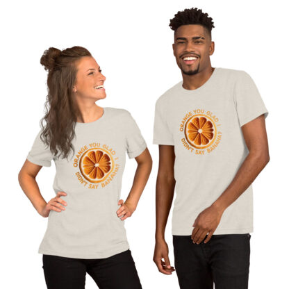 Papercraft "Orange you glad I didn't say Banana" T-Shirt: Funny Fruit Pun Design - Image 4