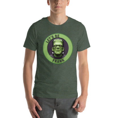 "Let's Be Frank" T-Shirt: Funny Frankenstein Monster & Papercraft Pun - Image 4