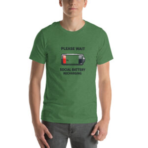 Social Battery 1% T-shirt