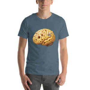 Swiss Cheese Brain T-Shirt: Funny Brain Fog & Memory Loss Tee