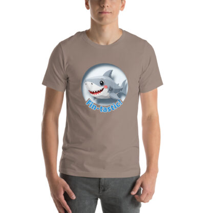 Cute Shark T-Shirt | Fin-tastic! Punny Marine Life Design - Image 4