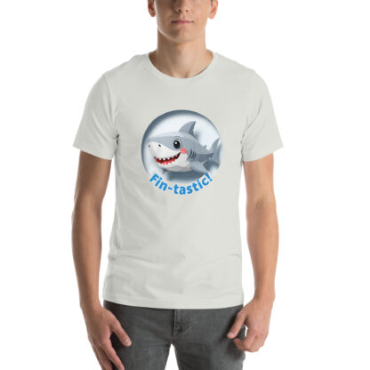 Cute Shark T-Shirt | Fin-tastic! Punny Marine Life Design - Image 5