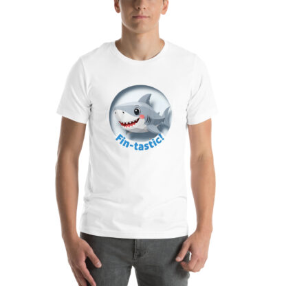 Cute Shark T-Shirt | Fin-tastic! Punny Marine Life Design - Image 6