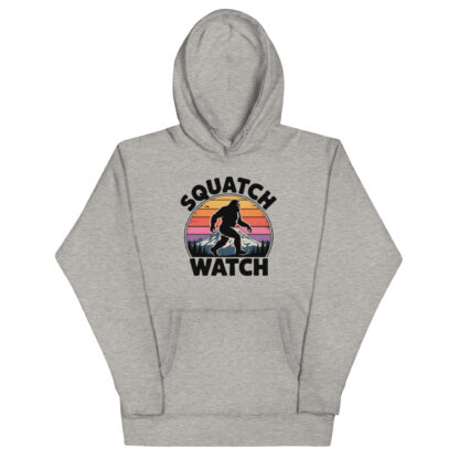 Retro Sasquatch Hoodie - "Squatch Watch" Mt. Rainier Graphic Sweatshirt - Image 5