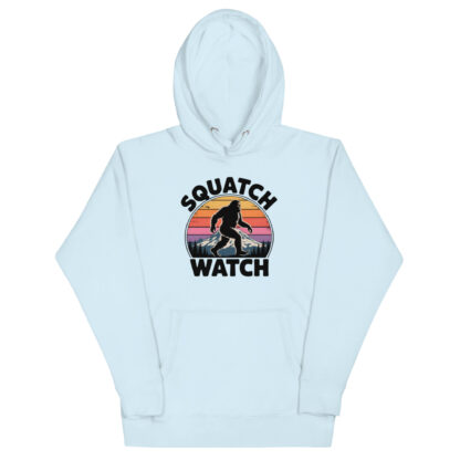 Retro Sasquatch Hoodie - "Squatch Watch" Mt. Rainier Graphic Sweatshirt - Image 6