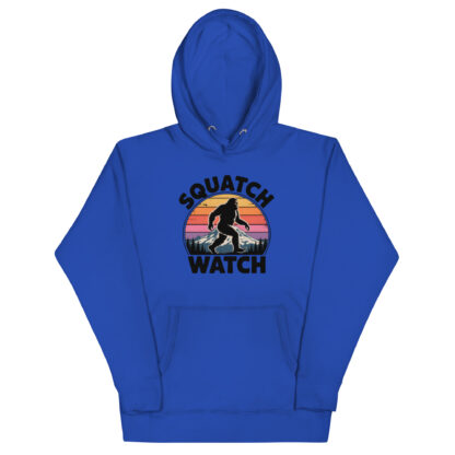 Retro Sasquatch Hoodie - "Squatch Watch" Mt. Rainier Graphic Sweatshirt - Image 2