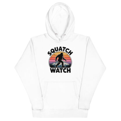 Retro Sasquatch Hoodie - "Squatch Watch" Mt. Rainier Graphic Sweatshirt - Image 7