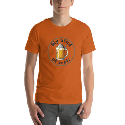 My Kind of Craft Beer Stein T-Shirt Design – Circular Vintage Style - Image 3