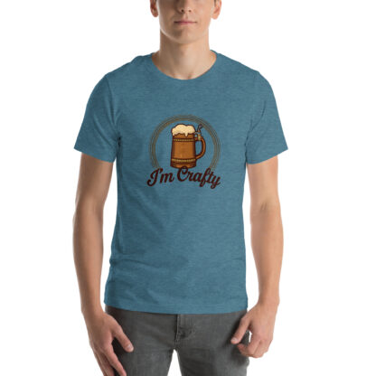 "I'm Crafty" Beer Stein T-Shirt | Funny Craft Beer Lover Tee - Image 2
