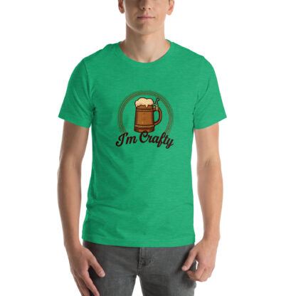 "I'm Crafty" Beer Stein T-Shirt | Funny Craft Beer Lover Tee - Image 3