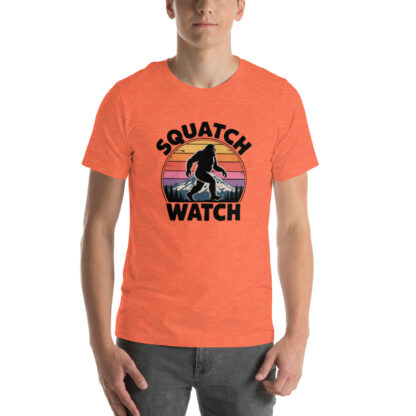 Bigfoot "Squatch Watch" T-Shirt | PNW Mountain & Sunset Design - Image 2