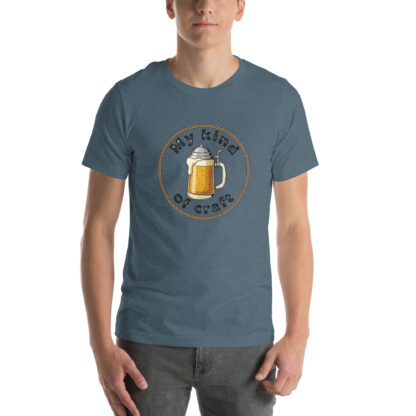 My Kind of Craft Beer Stein T-Shirt Design – Circular Vintage Style - Image 2
