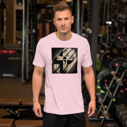 Old Rugged Cross T-Shirt with Semi-Colon Etched Design – Grunge Style Faith Tee - Image 12